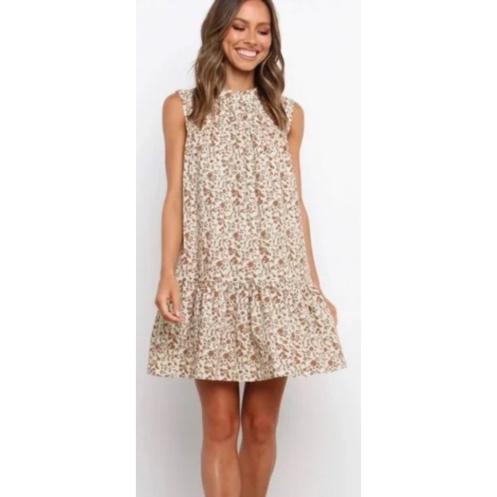 Petal & Pup Floral Cream Dress